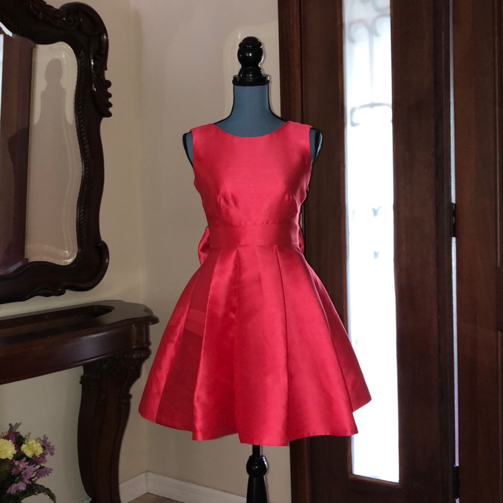 kate spade ♠️ open back silk mini dress